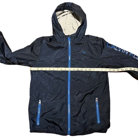 Calvin Klein Jeans Blue Lightweight Jacket, Size YL, EUC - Picture 6 of 7